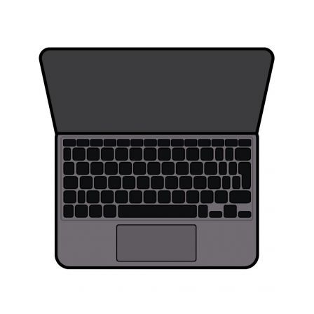 Apple Magic Keyboard para iPad Pro 11 pulg. M4, Negro, Español